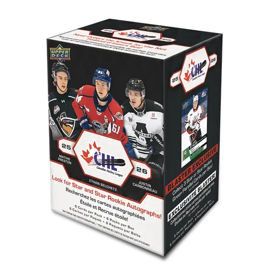 2025-26 Upper Deck CHL Hockey Blaster Box