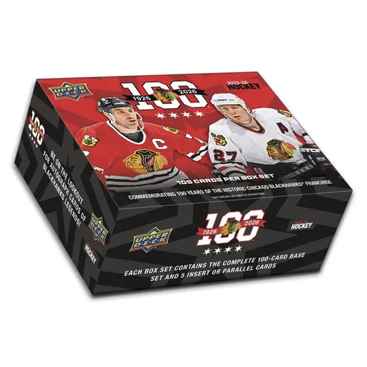 2026 UD CHICAGO BLACKHAWKS CENTENNIAL BOX SET