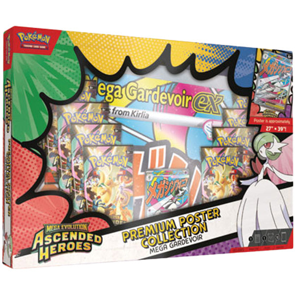 POKEMON ME02.5 ASCENDED HEROES PREMIUM POSTER - MEGA GARDEVOIR EX