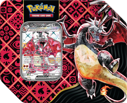 Pokemon Paldean Fates Charizard Tin