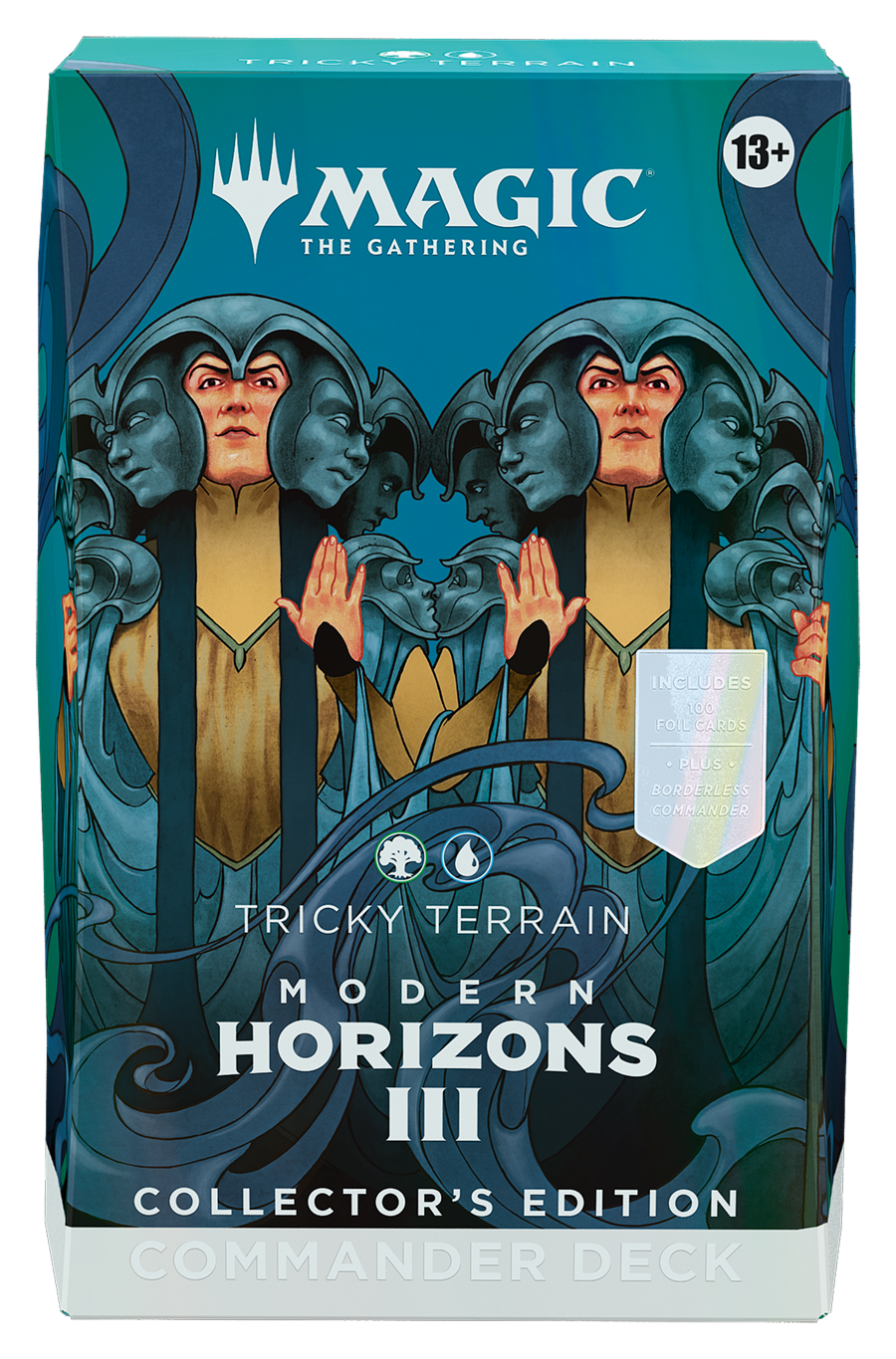 MTG MODERN HORIZONS 3 COLLECTORS COMMANDER - TRICKY TERRAIN DECK