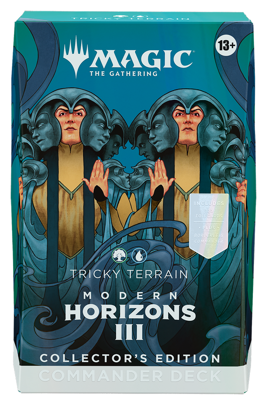 MTG MODERN HORIZONS 3 COLLECTORS COMMANDER - TRICKY TERRAIN DECK