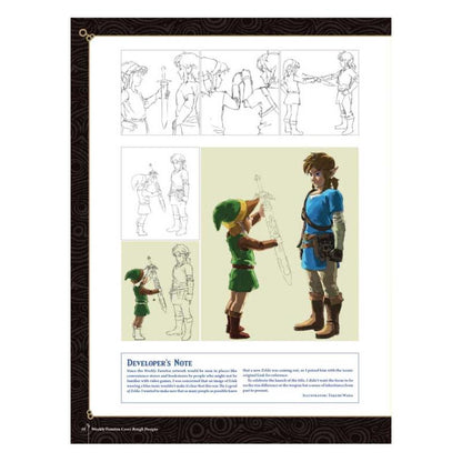 ART OF ZELDA BREATH OF THE WILD HARDCOVER BOOK