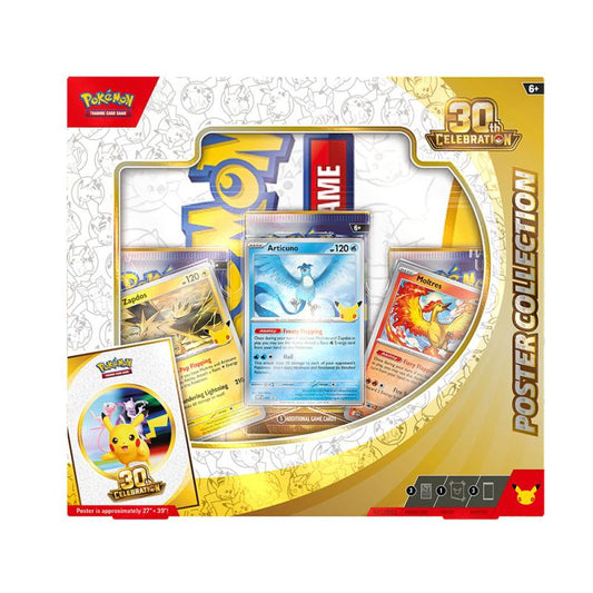 POKEMON 30TH CELEBRATION POSTER COLLECTION