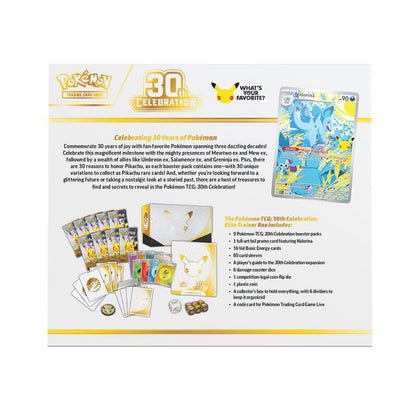 POKEMON 30TH CELEBRATION ELITE TRAINER