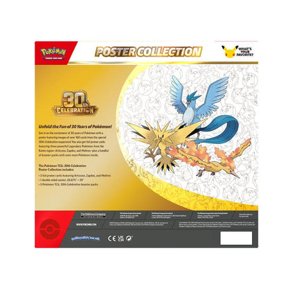 POKEMON 30TH CELEBRATION POSTER COLLECTION