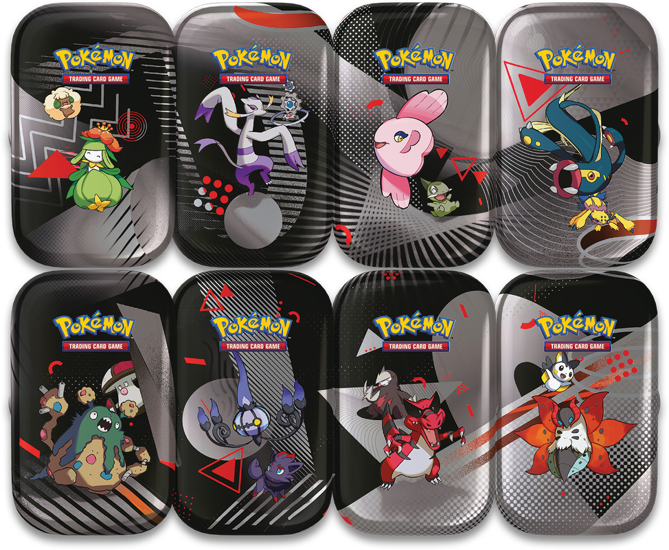 Pokemon SV10.5 Unova 8ct Mini Tin Display