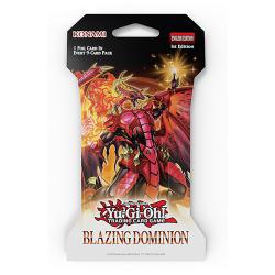 YUGIOH BLAZING DOMINION SLEEVED BOOSTER